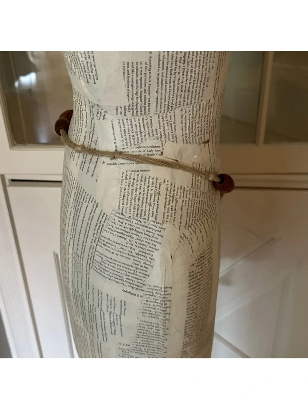VINTAGE SEASHELL BEADED ROPE BELT 60
